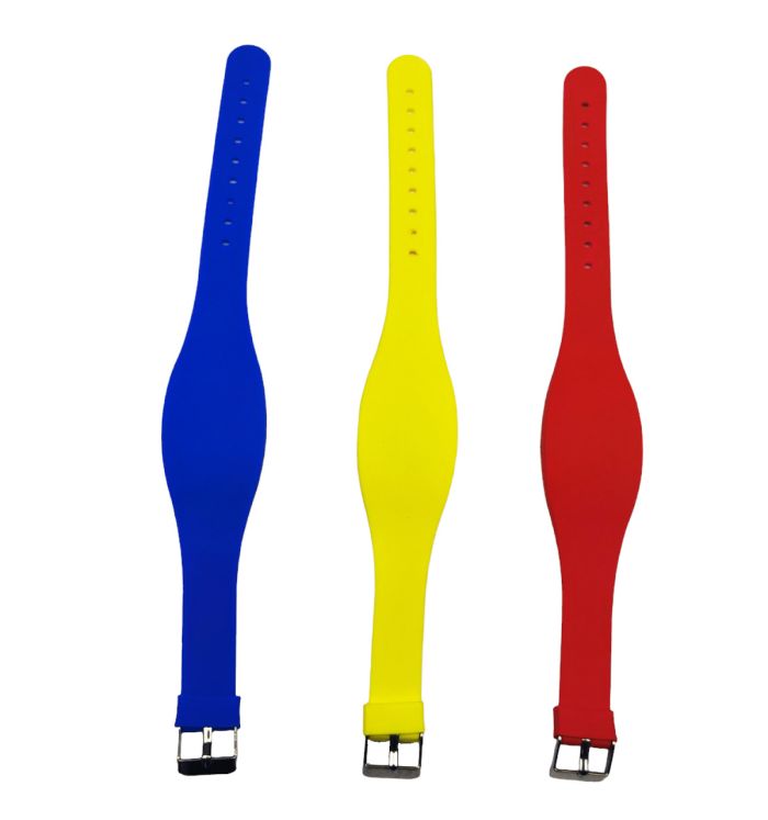 RFID браслет з чипом MIFARE SEVEN R-66 червоний