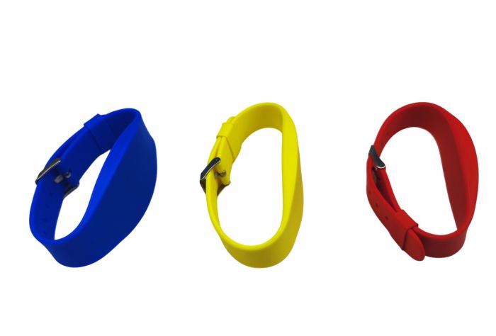 RFID браслет з чипом MIFARE SEVEN R-66 червоний