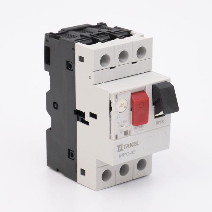 Вимикач автоматичний захисту двигуна MPC-32 1-1.6А TAKEL