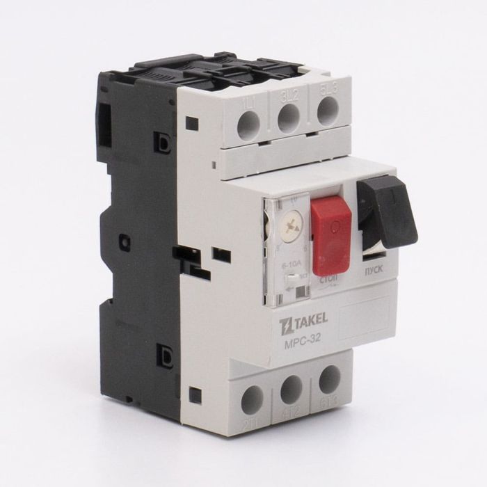 Вимикач автоматичний захисту двигуна MPC-32 6-10А TAKEL