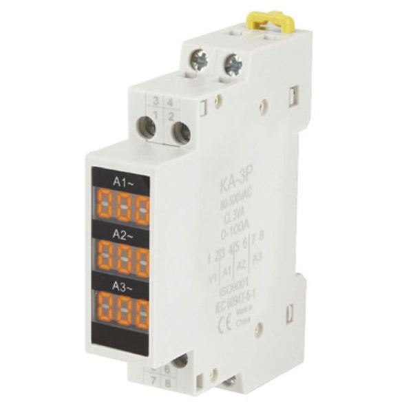 Амперметр модульний трифазний MD35-3A (AC 0-100A) TAKEL