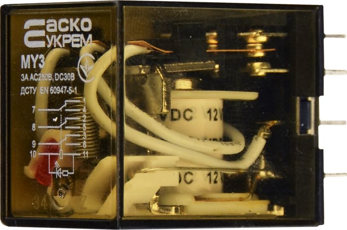 Реле МY3 (DC 12 V)