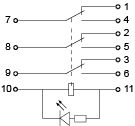 Реле МY3 (DC 12 V)