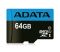Карта пам'яті microSDXC (UHS-1) A-DATA Premier 64Gb Class 10 A1 (R-100Mb/s)  (adapter SD) (AUSDX64GUICL10A1-RA1)