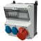 Комбінований модуль AMAXX 260x225 мм з роз'ємами 1xCEE16А5п 2xSchuko 1xMCB16А3п/C 2xMCB16А1п/C IP44 | MENNEKES, MENNEKES (артикул 920006)