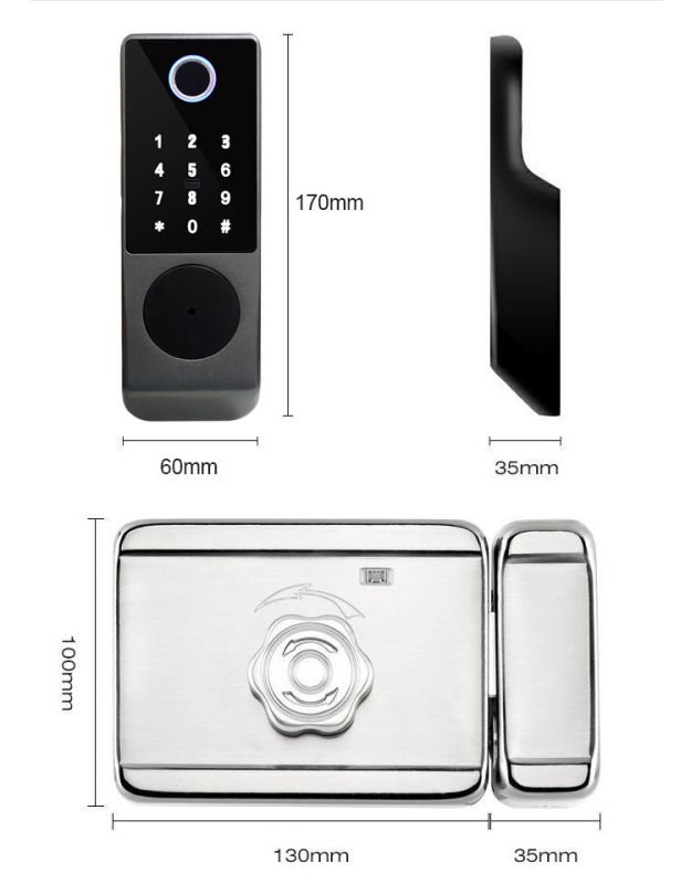 Розумний біометричний замок SEVEN LOCK SL-7770BF