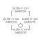 Розподільна коробка DK 0404 GZ, 104x104x70 мм, з клемником, світло-сіра RAL 7035, IP66