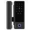 Розумний біометричний замок на скляні двері SEVEN LOCK SL-7776BF black