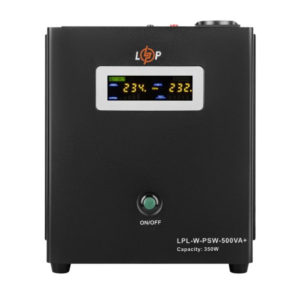 ДБЖ LogicPower LPL-W-PSW-500VA+ (350Вт) 5A/10A з правильною синусоїдою 12V