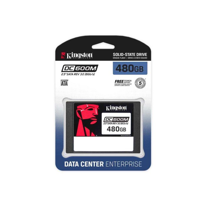 Накопичувач SSD Kingston DC600M 480GB 2.5"; SATAIII TLC (SEDC600M/480G)