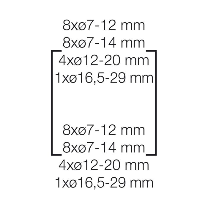 Розподільний щит KV 1512 з клемниками, 1х12 модулів, IP54 | HENSEL