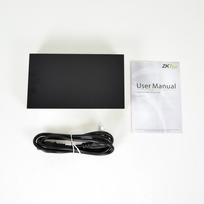 PoE-комутатор ZKTeco ZK-PoE41N-55W з 4 портами PoE