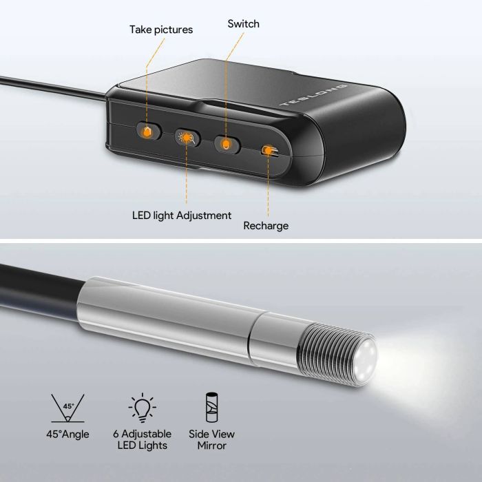 Ендоскоп для зброї Teslong NTG150W WiFi 5мм, 1.2м