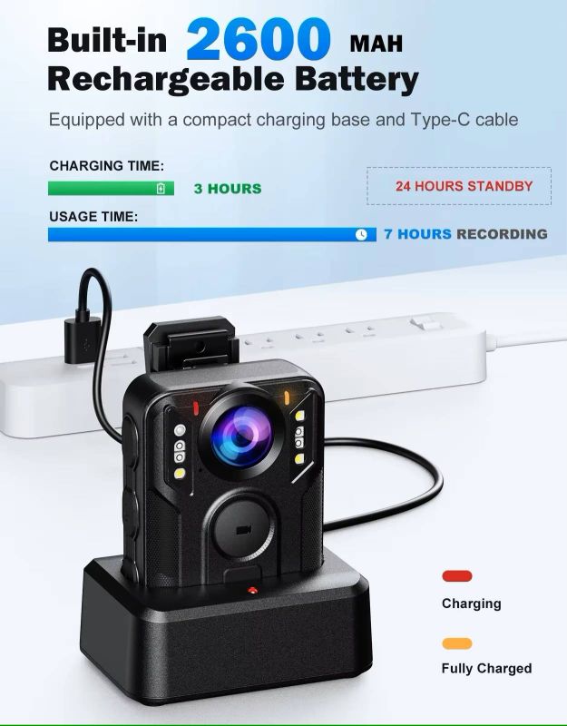 Боді камера BOBLOV M6, GPS, 64Gb