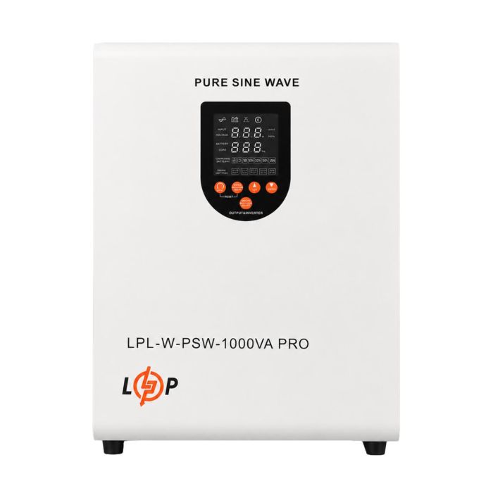 ДБЖ LP LPL-W-PSW-1000VA PRO (700Вт) 5А/10А/15А/20A з правильною синусоїдою 12V