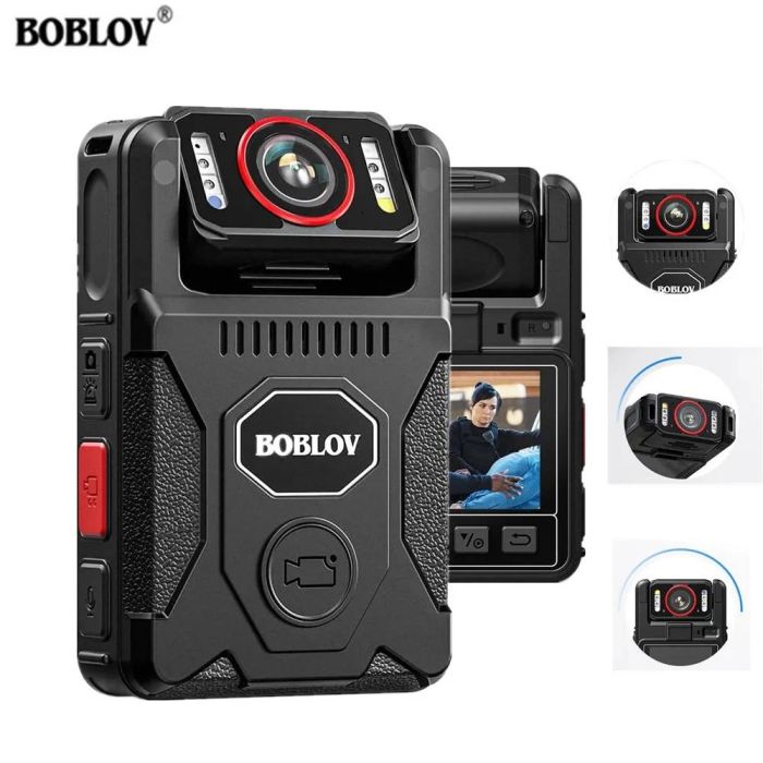 Боді камера BOBLOV M7 Pro, 4K, GPS, 128GB (1244)