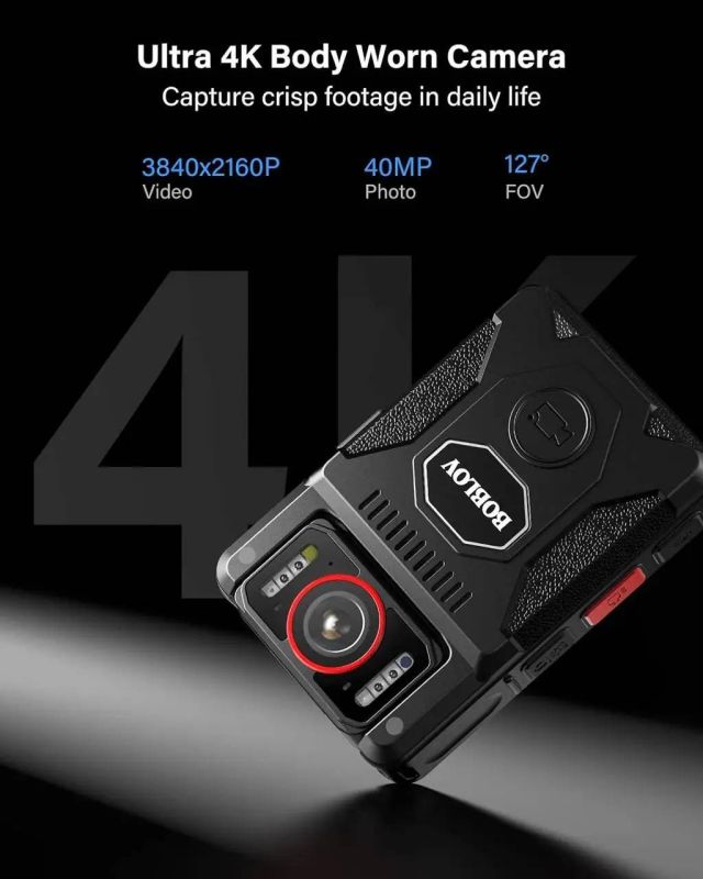Боді камера BOBLOV M7 Pro, 4K, GPS, 128GB (1244)