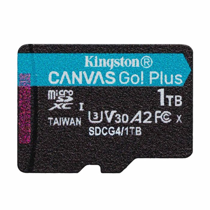 Карта пам'яті microSDXC (UHS-1 U3) Kingston Canvas Go! Plus 1Tb class 10 A2 V30 (R200MB/s, W-160MB/s) (SDCG4/1TBSP)