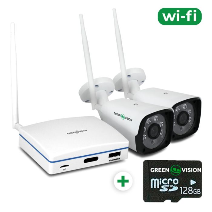GV-IP-K-W57/02 3MP + Карта 128GB