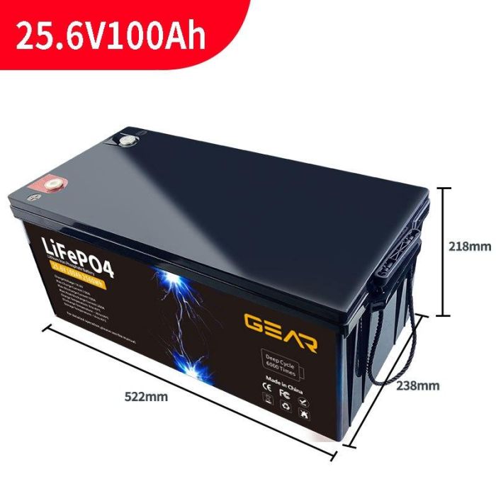 Акумуляторна батарея GEAR LiFePo4 25.6V / 100 Ah (2560Wh)