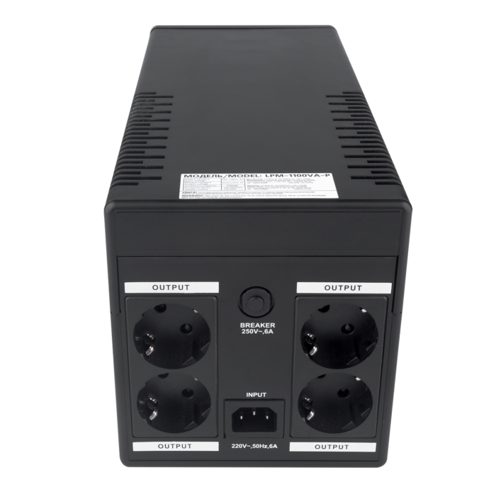 Лінійно-інтерактивне ДБЖ LPM-1100VA-P (770Вт)
