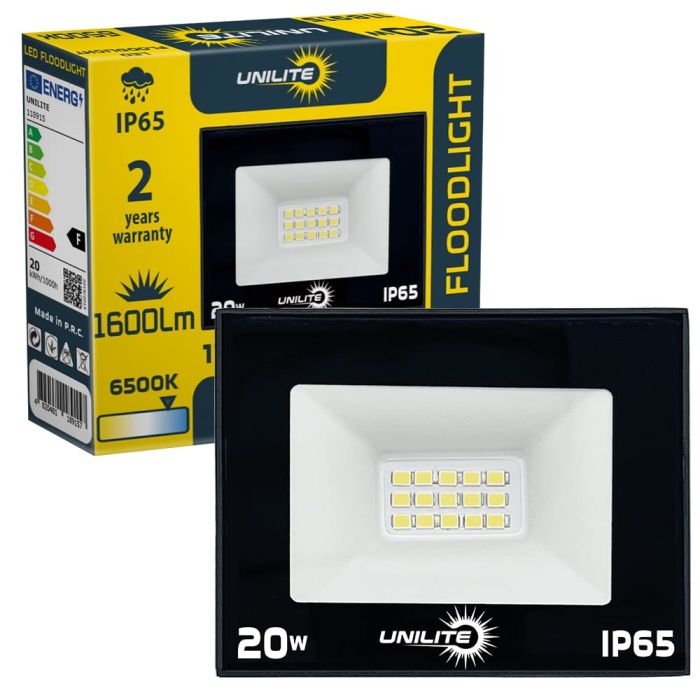 LED прожектор UNILITE 20W 6500K 1700lm (118915)