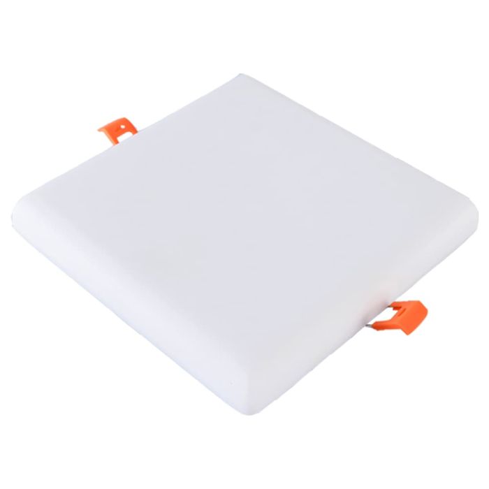 LED свiтильник VARGO квадрат 12W 4000K 1200lm з регульованими кліпсами розмір отв. 50-70mm, розмір 85*85mm (V-111780)