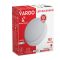 LED Светильник VARGO ЖКХ 15W круг IP54 1200lm с датчиком руху Розмір: 140*140*55мм (115718)