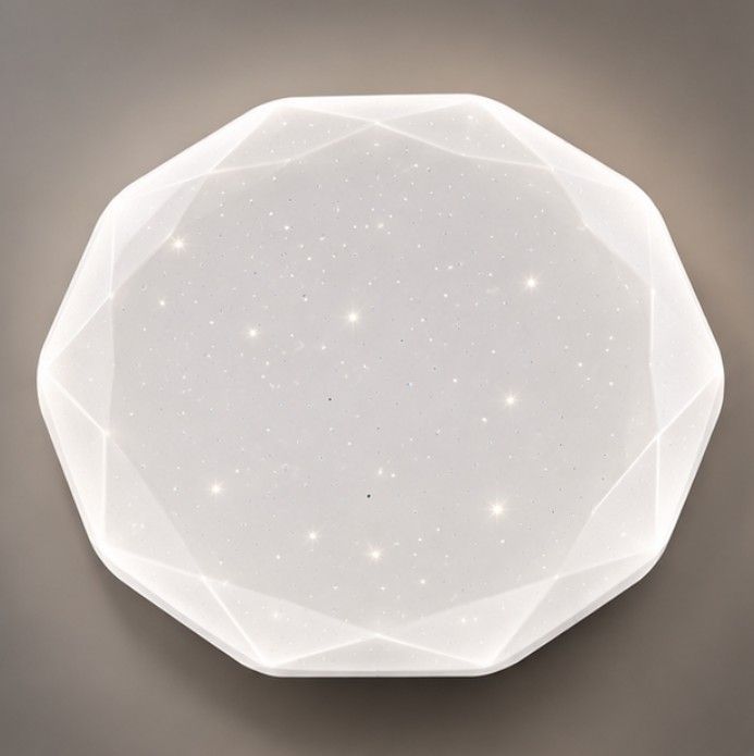 Світильник LED стельовий VARGO SMART Diamond 40 Вт Ø375 мм, 3000К-6000К, RGB, з пультом ДК (120626)