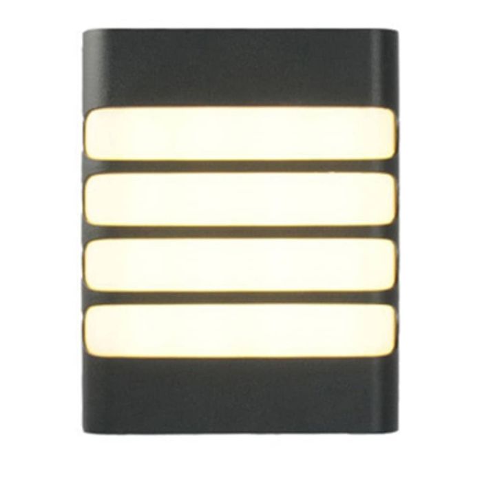 LED свiтильник VARGO ЖКХ 24W 6500K 2400lm IP54 прямокутн.з решіткою Розмір: 200x162x58мм (111853)