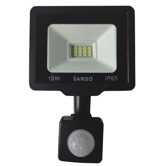 LED прожектор з датчиком руху VARGO 10W 6500K 900lm (330310)