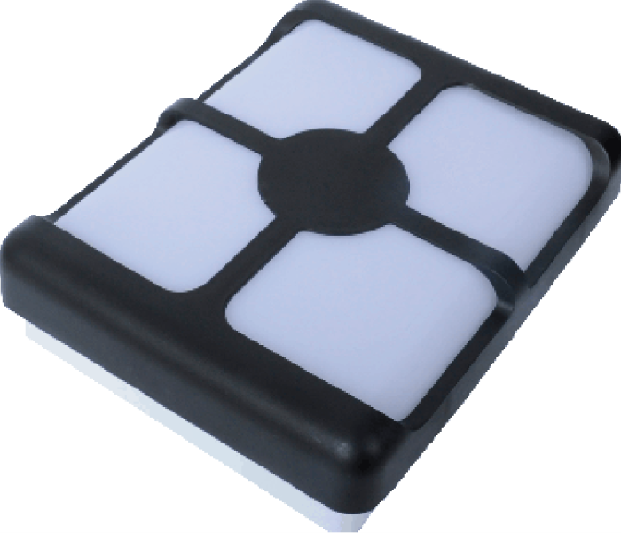LED свiтильник VARGO ЖКХ 24W 6500K 2400lm IP54 прямокутн. Розмір: 200x162x58мм (111854)