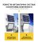 LED Прожектор VARGO на сонячній батареї 100W з датчиком руху