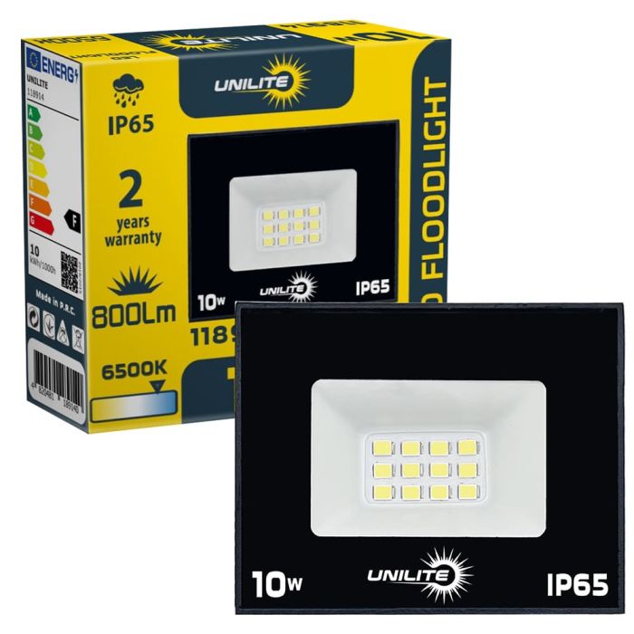 LED прожектор UNILITE 10W 6500K 850lm (118914)