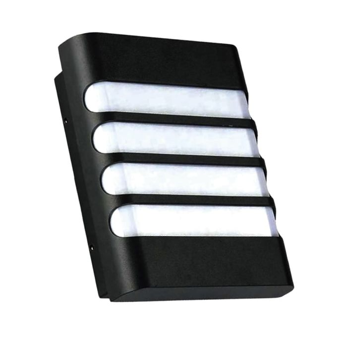 LED свiтильник VARGO ЖКХ 24W 6500K 2400lm IP54 прямокутн.з решіткою Розмір: 200x162x58мм (111853)