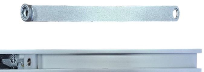 Направляюча планка SEVEN C-7743 silver