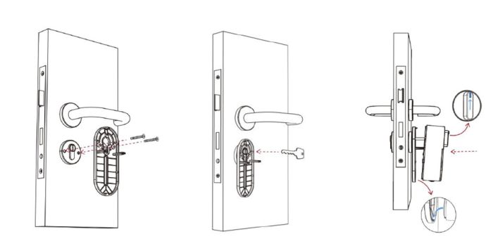 Розумний дверний електромоторний замок SEVEN LOCK SL-7772BM