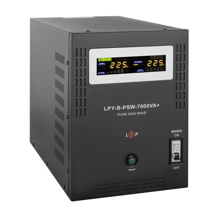 ДБЖ з правильною синусоїдою 48V LPY-B-PSW-7000VA+(5000Вт)10A/20A