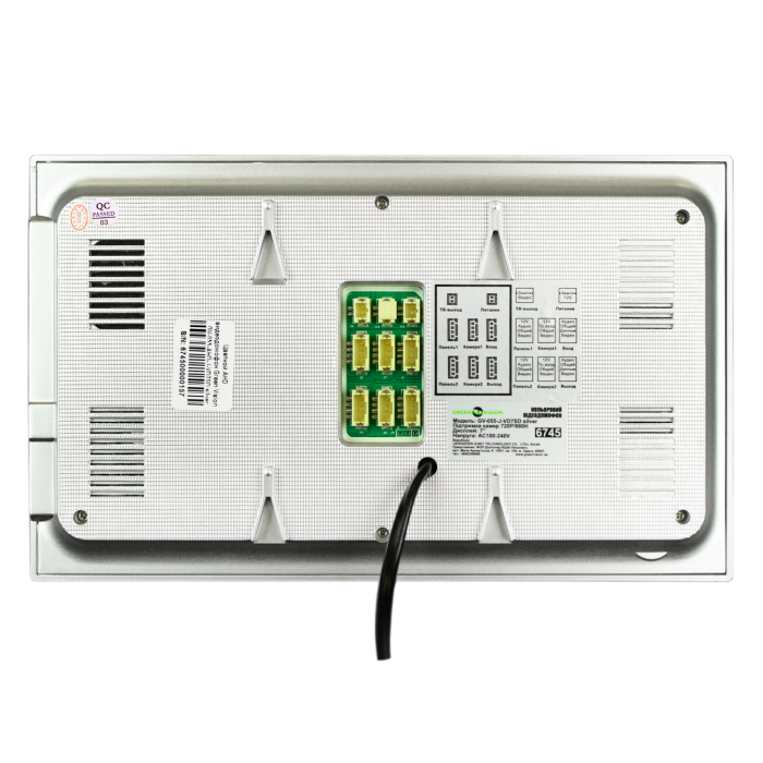 Кольоровий AHD відеодомофон GV-055-AHD-J-VD7SD silver
