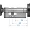 Розумний дверний біометричний замок (циліндр) SEVEN LOCK SL-7773BF black (40-106 мм)