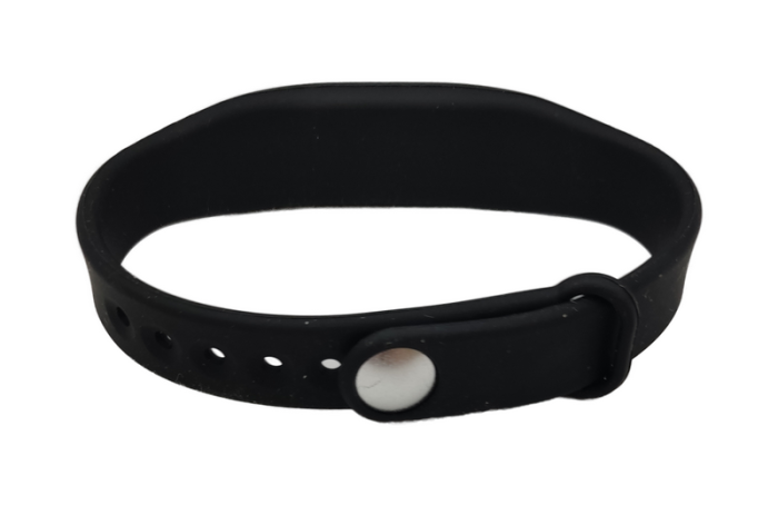 RFID браслет з чипом MIFARE SEVEN R-68 чорний