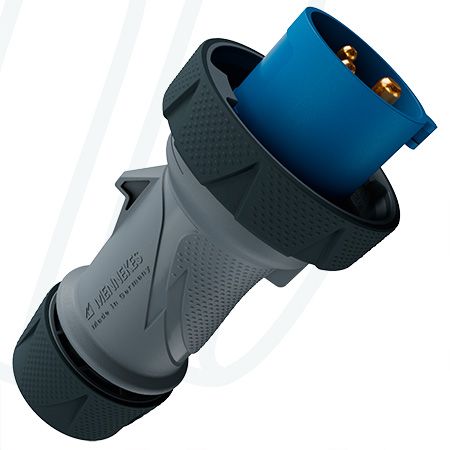 Штекер PowerTOP Xtra 32A 3п 6г 230В з ErgoCONTACT, IP67/IP69, MENNEKES (артикул 13625)