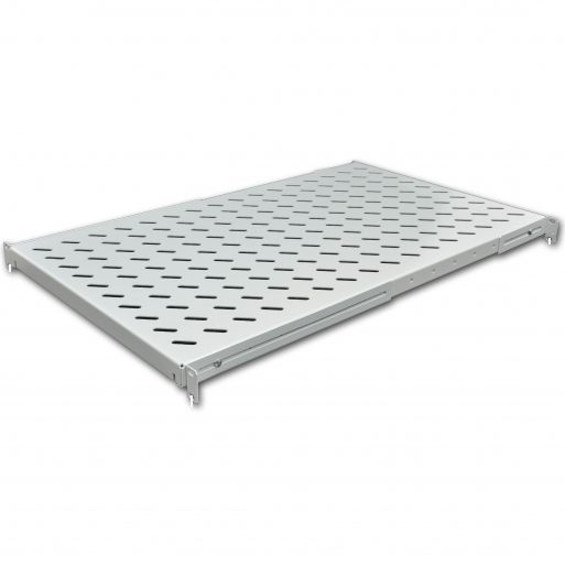 Полиця 19" 4 точки кріпл., 750мм глиб., перфорована