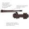 Дотягувач дверей 200 кг RYOBI 4550 dark bronze
