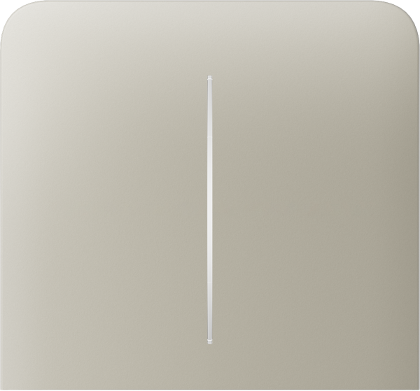 Бічна кнопка для двоклавішного вимикача Ajax SideButton (2-gang) vertical Ivory