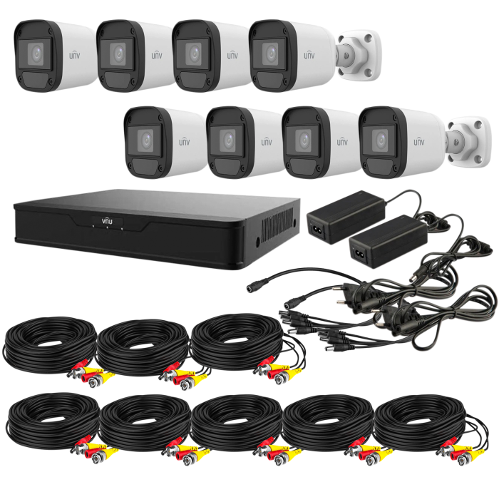 Комплект відеоспостереження Uniview AHD 8BULLET