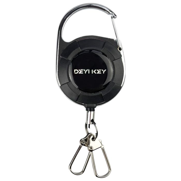 Брелок ретрактор SEVEN TBC-103 Black