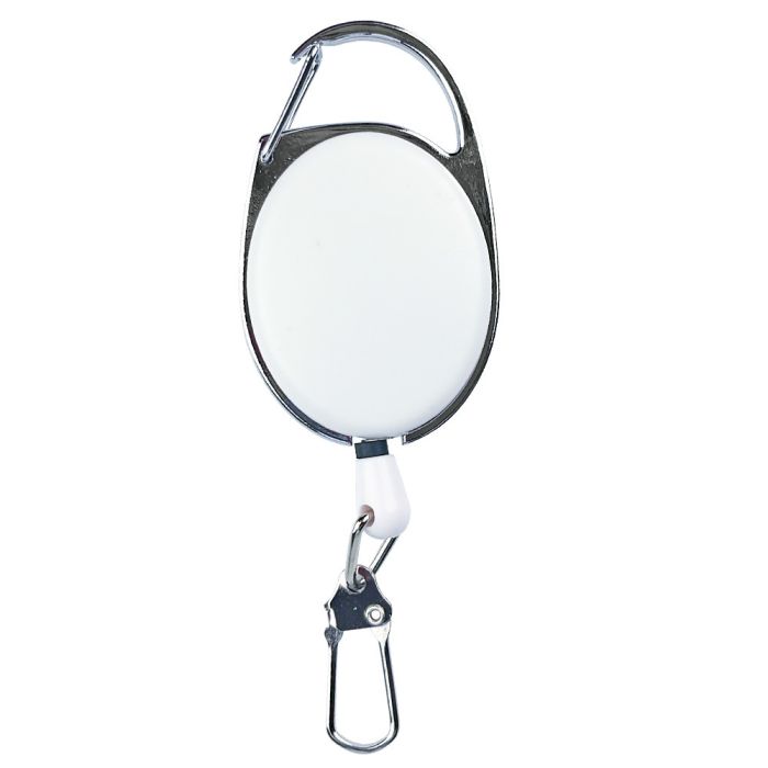 Брелок ретрактор SEVEN TBC-102 White