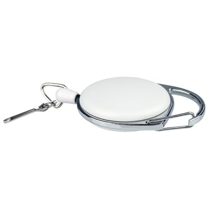 Брелок ретрактор SEVEN TBC-102 White