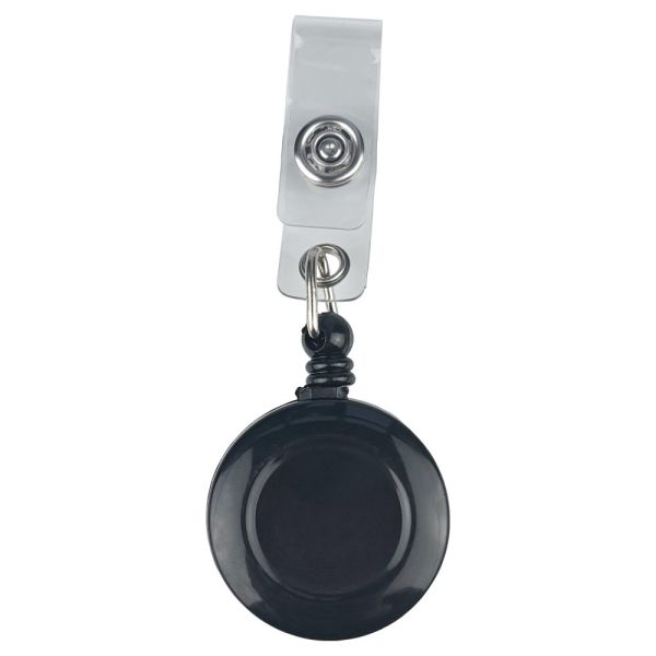 Брелок ретрактор SEVEN TBC-101 black